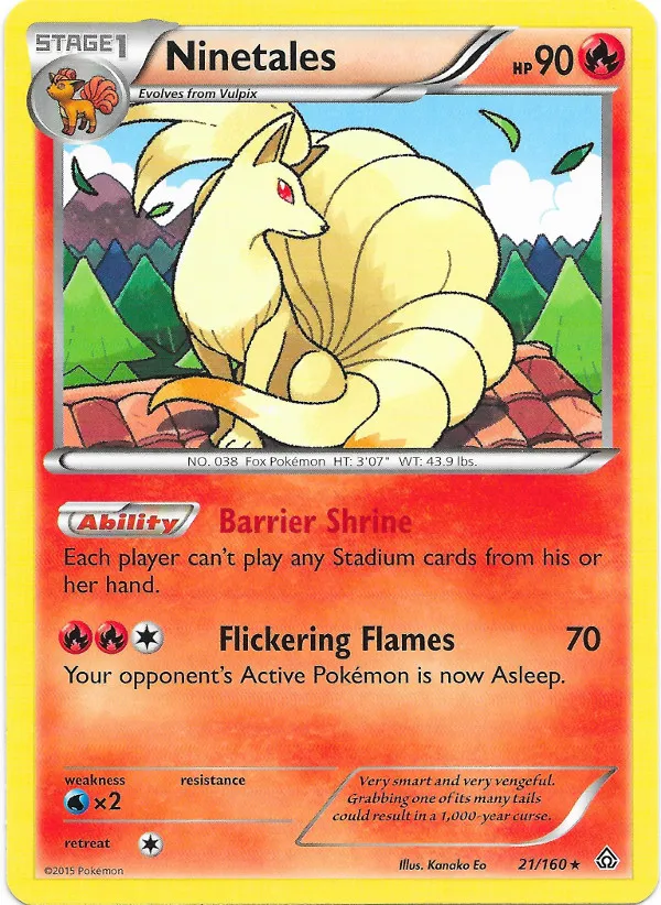 Carte Ninetales — Primal Clash