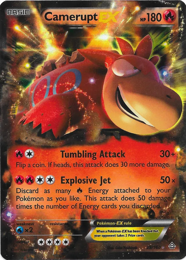 Carte Camerupt EX — Primal Clash