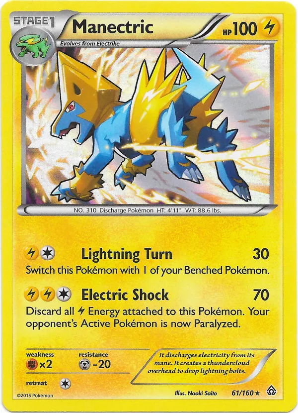 Carte Manectric — Primal Clash