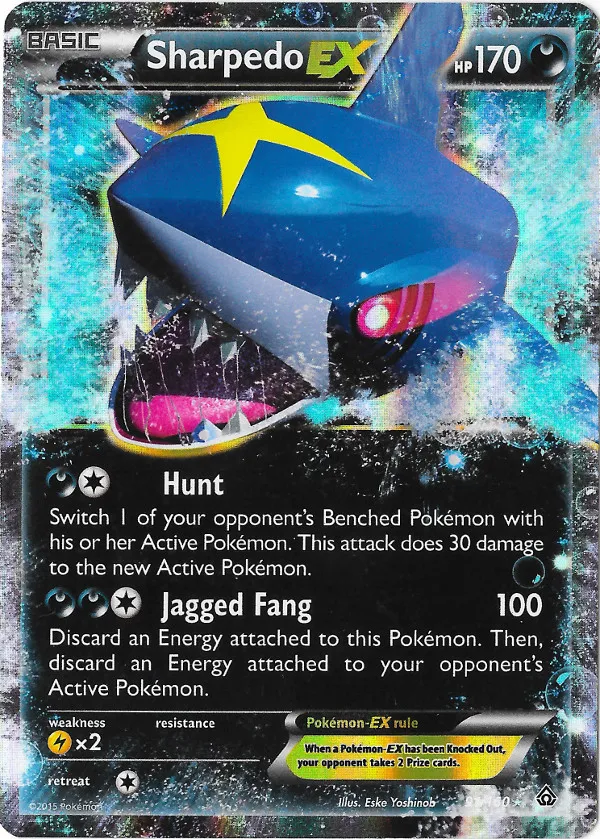 Carte Sharpedo EX — Primal Clash