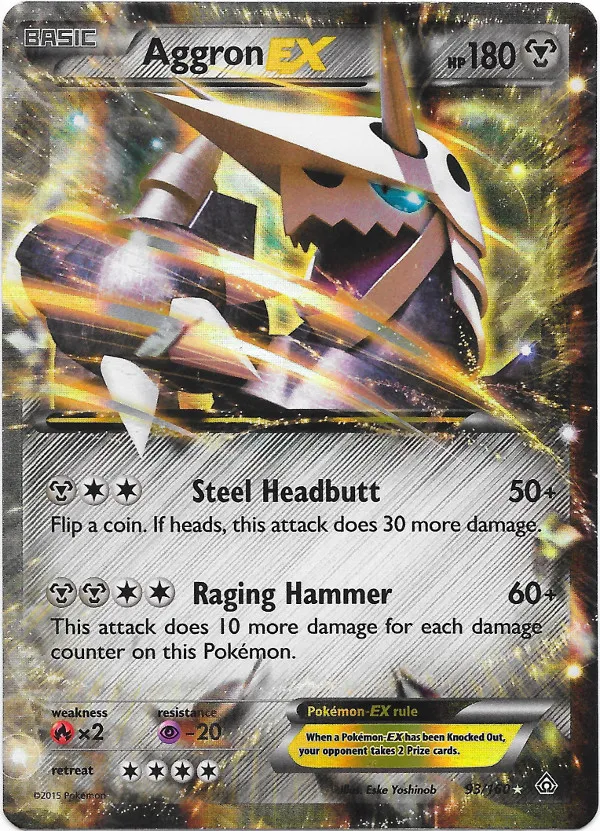 Carte Aggron EX — Primal Clash