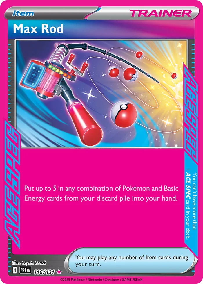 Carte Max Canne — Prismatic Evolutions Additionals