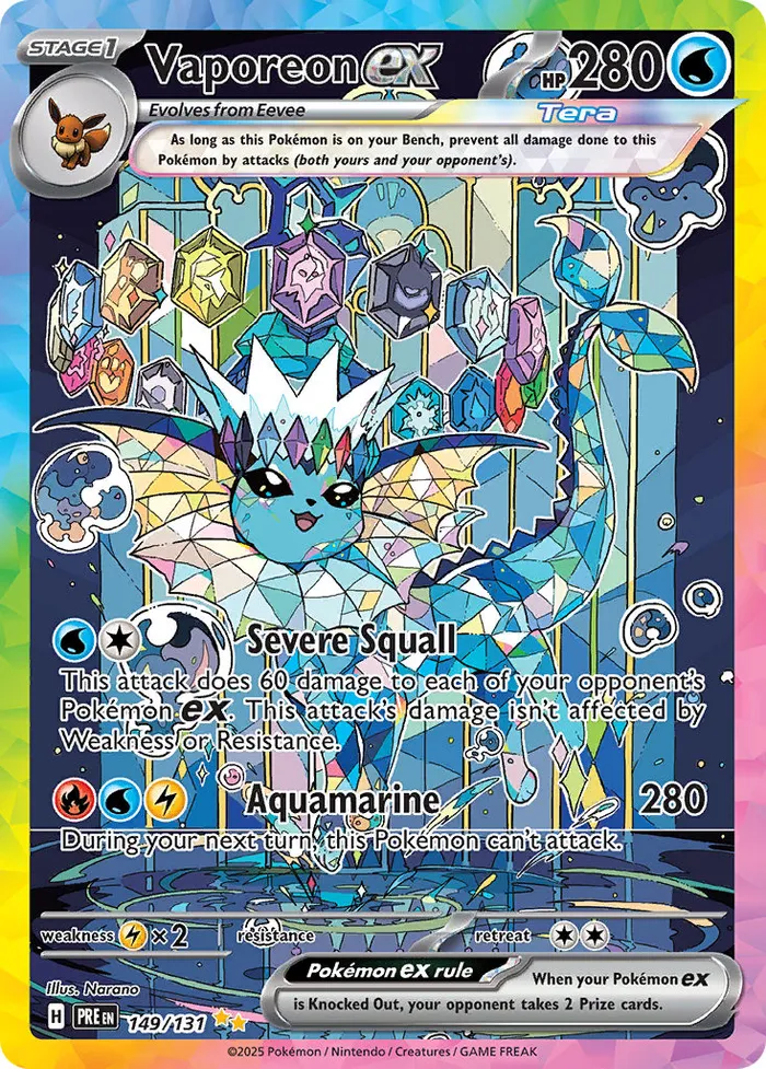 Carte Aquali ex — Prismatic Evolutions Additionals