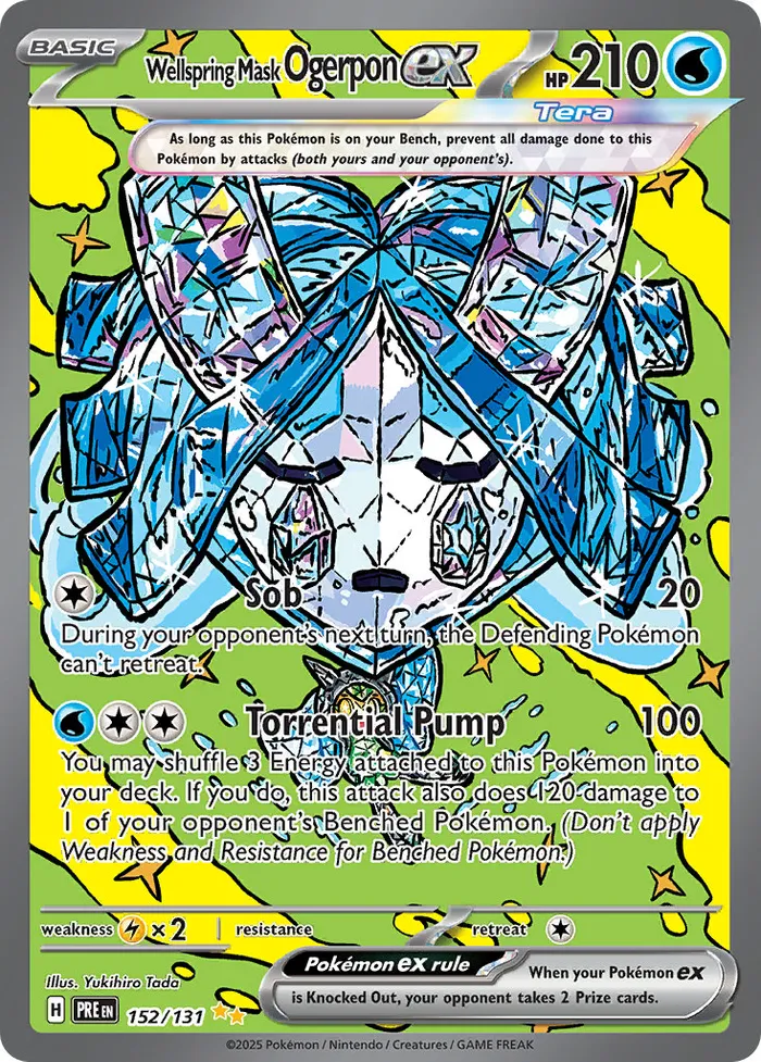 Carte Ogerpon Masque du Puits ex — Prismatic Evolutions Additionals