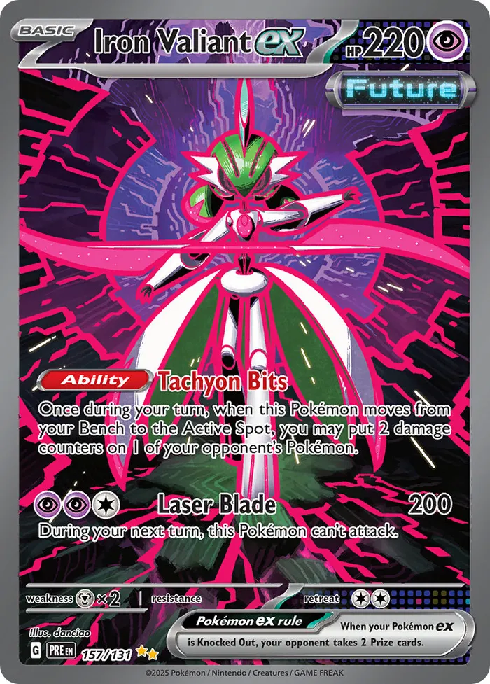 Carte Iron Valiant ex — Prismatic Evolutions Additionals