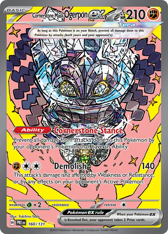Carte Ogerpon Masque de la Pierre ex — Prismatic Evolutions Additionals