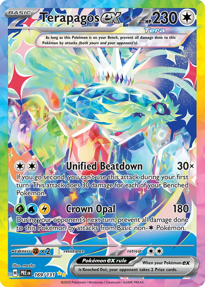 Carte Terapagos ex — Prismatic Evolutions Additionals