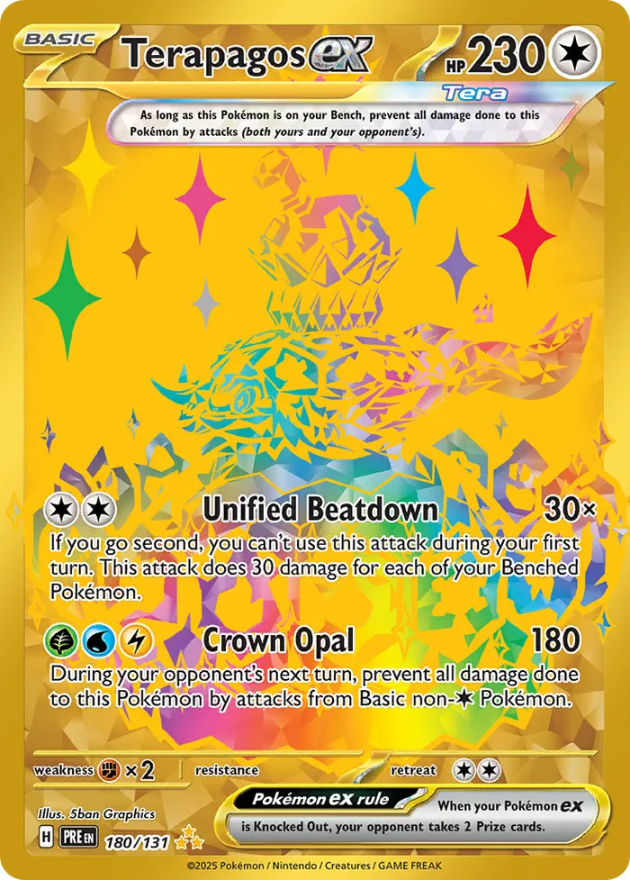 Carte Terapagos ex — Prismatic Evolutions Additionals