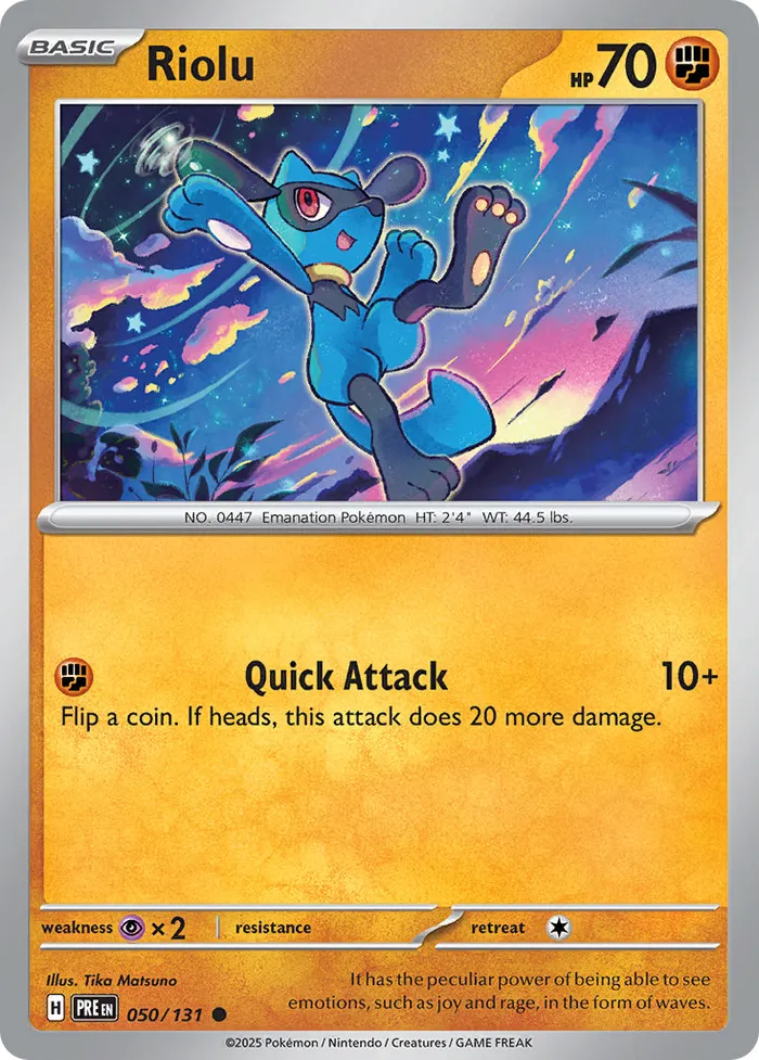 Carte Riolu — Prismatic Evolutions Additionals