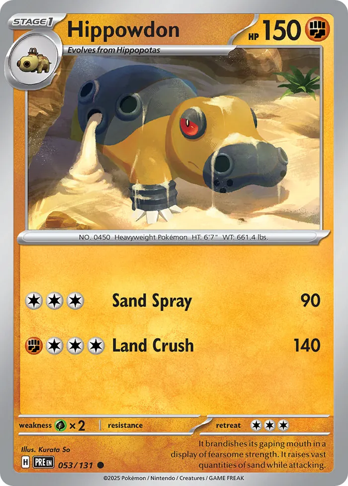 Carte Hippodocus — Prismatic Evolutions Additionals