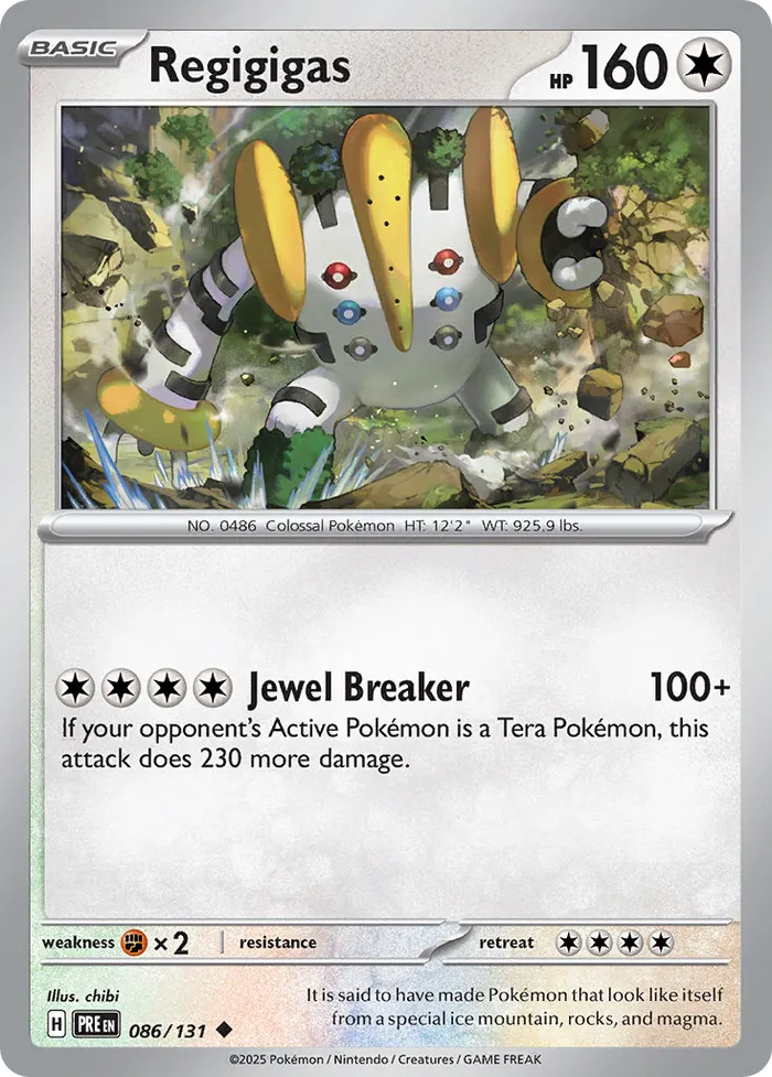 Carte Regigigas — Prismatic Evolutions Additionals