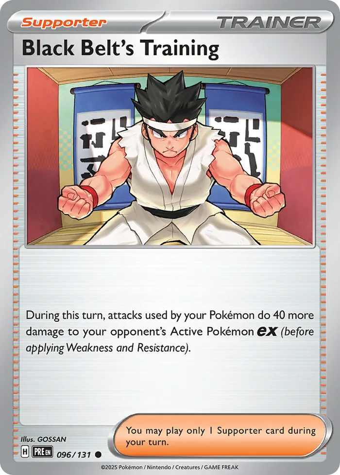 Carte Entraînement de Karatéka — Prismatic Evolutions Additionals