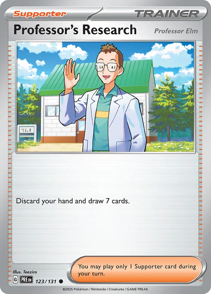 Carte Professor's Research — Prismatic Evolutions