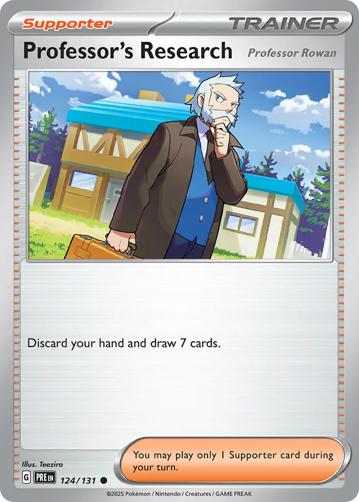 Carte Professor's Research — Prismatic Evolutions