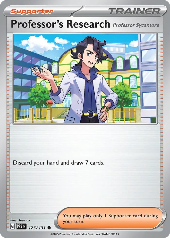 Carte Professor's Research — Prismatic Evolutions