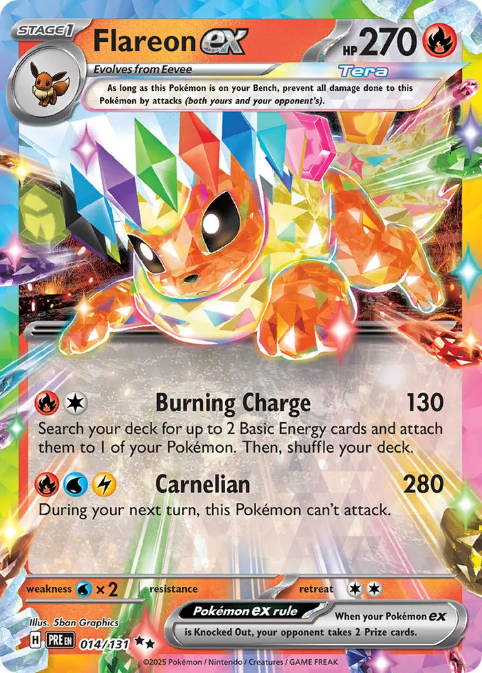 Carte Pyroli ex — Prismatic Evolutions
