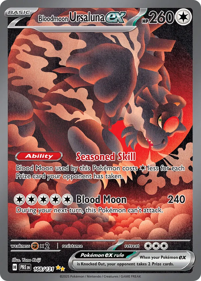 Carte Ursaking Lune Vermeille ex — Prismatic Evolutions