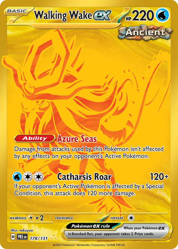 Carte Serpente-Eau ex — Prismatic Evolutions