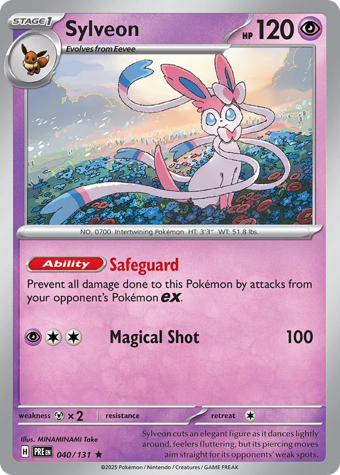 Carte Nymphali — Prismatic Evolutions