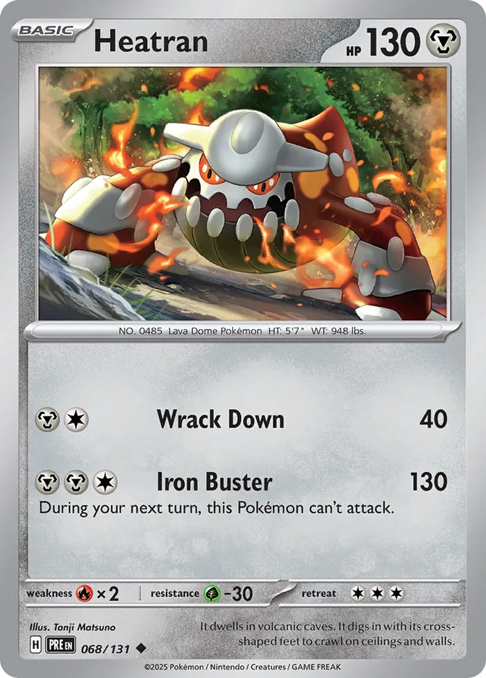 Carte Heatran — Prismatic Evolutions