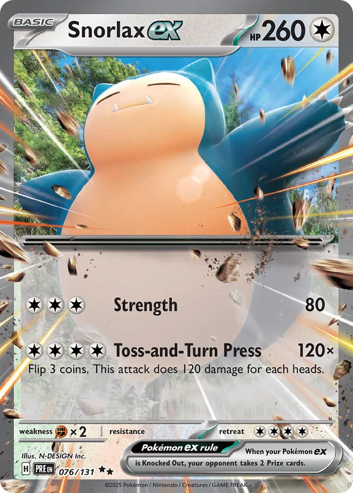 Carte Ronflex ex — Prismatic Evolutions