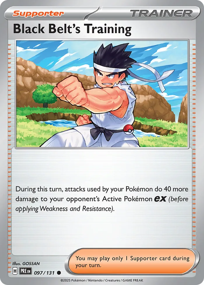 Carte Entraînement de Karatéka — Prismatic Evolutions