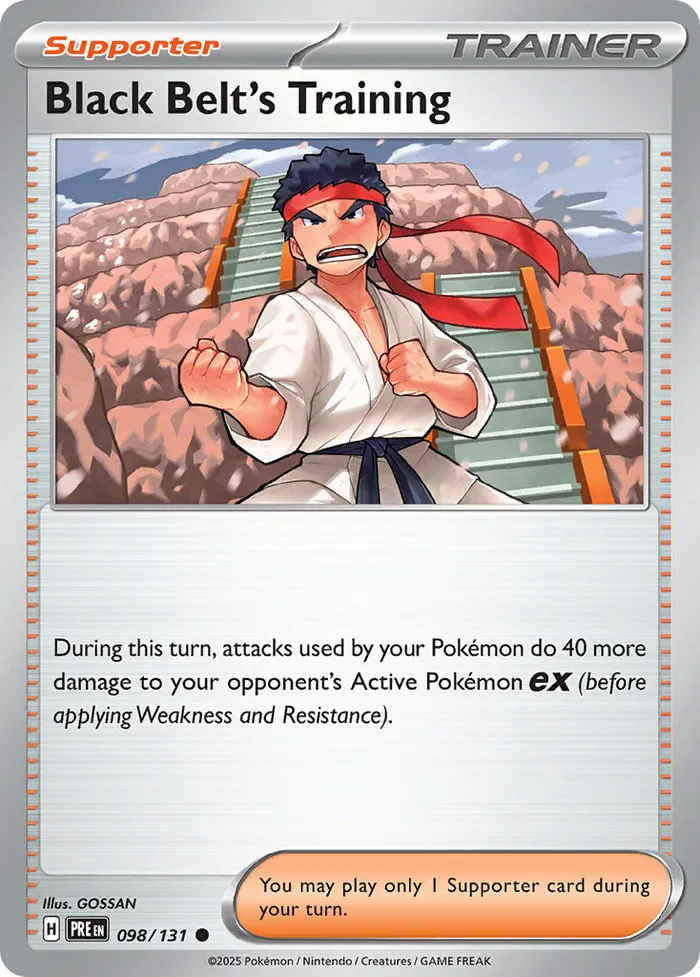 Carte Entraînement de Karatéka — Prismatic Evolutions