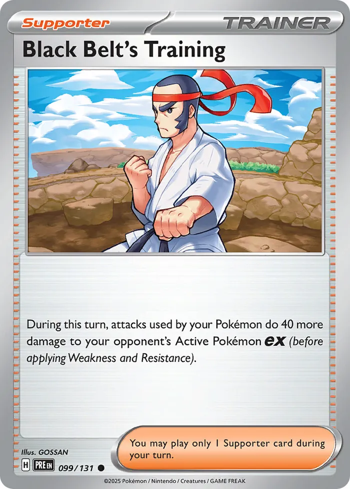 Carte Entraînement de Karatéka — Prismatic Evolutions
