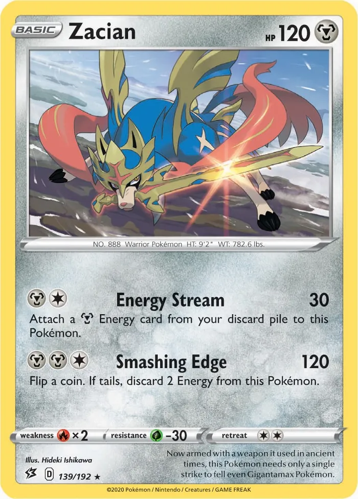 Carte Zacian — Rebel Clash