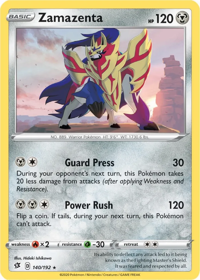 Carte Zamazenta — Rebel Clash