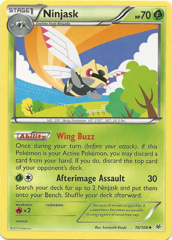 Carte Ninjask — Roaring Skies