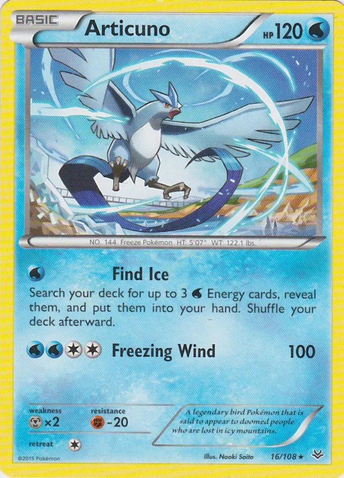 Carte Articuno — Roaring Skies