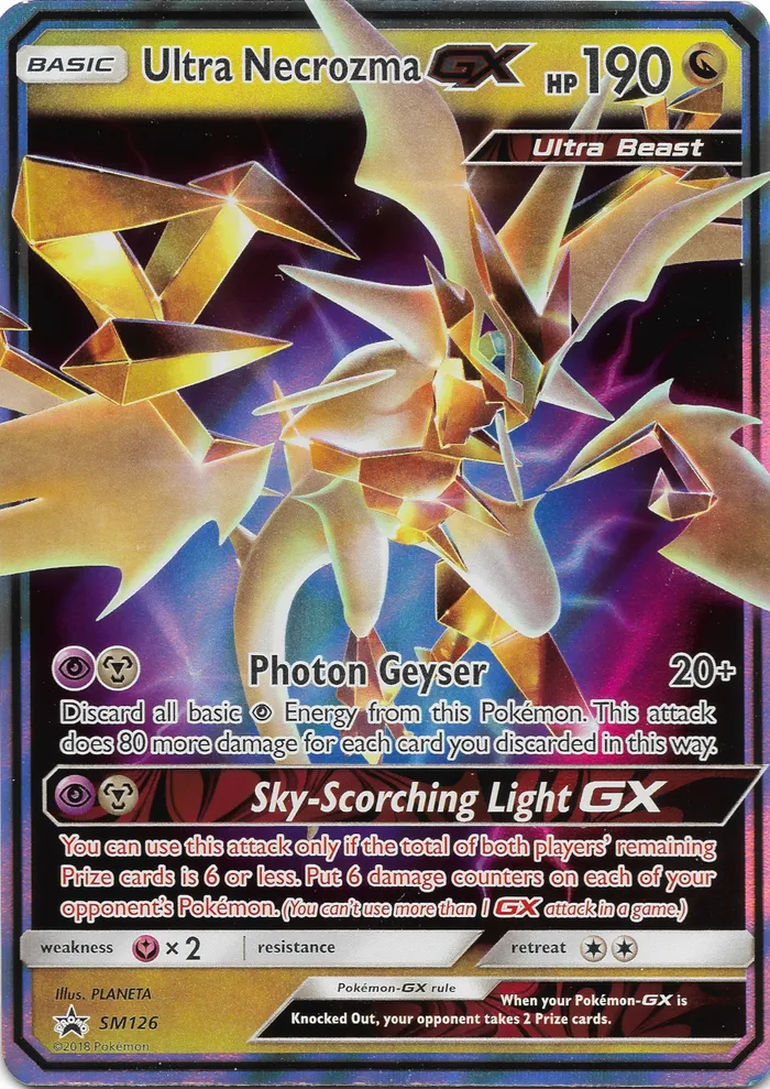 Carte Ultra Necrozma GX — SM Black Star Promos