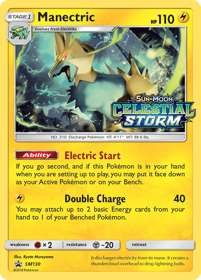 Carte Manectric — SM Black Star Promos