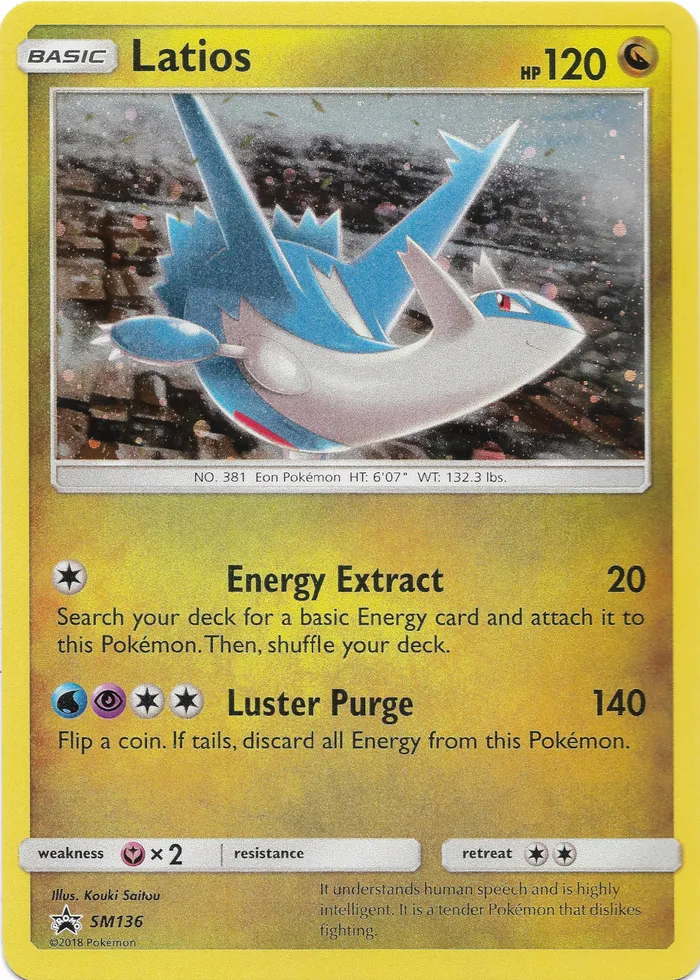 Carte Latios — SM Black Star Promos