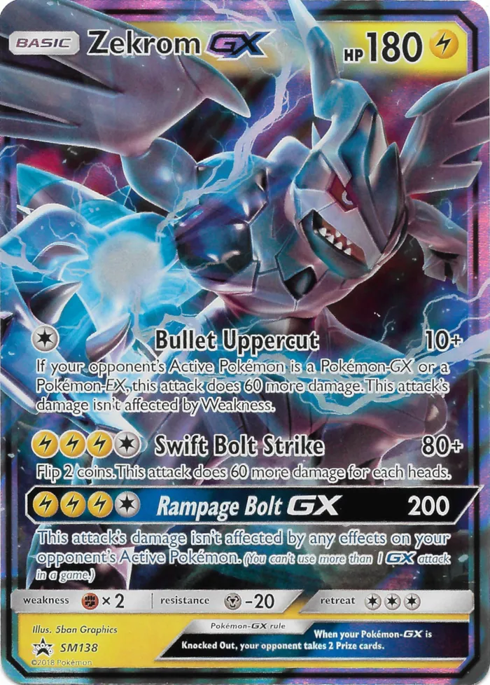Carte Zekrom GX — SM Black Star Promos