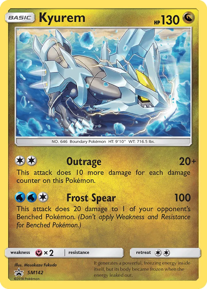 Carte Kyurem — SM Black Star Promos