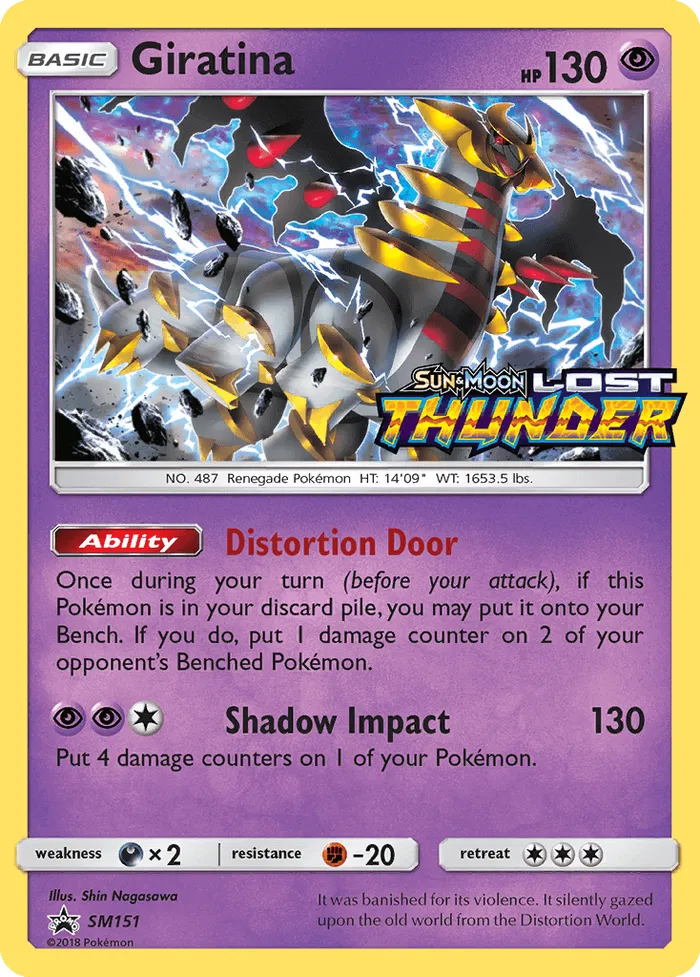 Carte Giratina — SM Black Star Promos