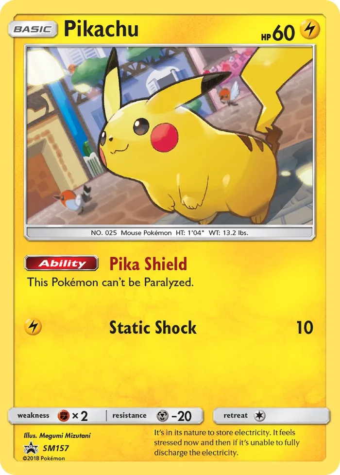 Carte Pikachu — SM Black Star Promos