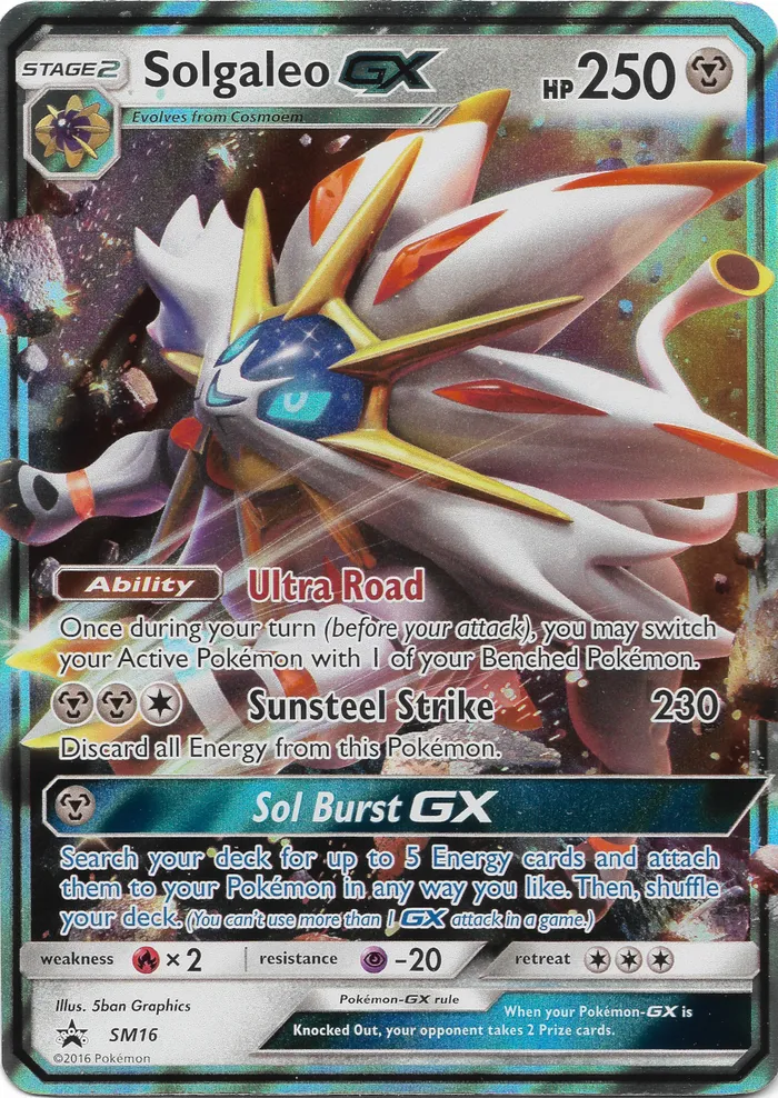 Carte Solgaleo GX — SM Black Star Promos