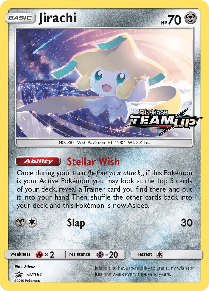 Carte Jirachi — SM Black Star Promos
