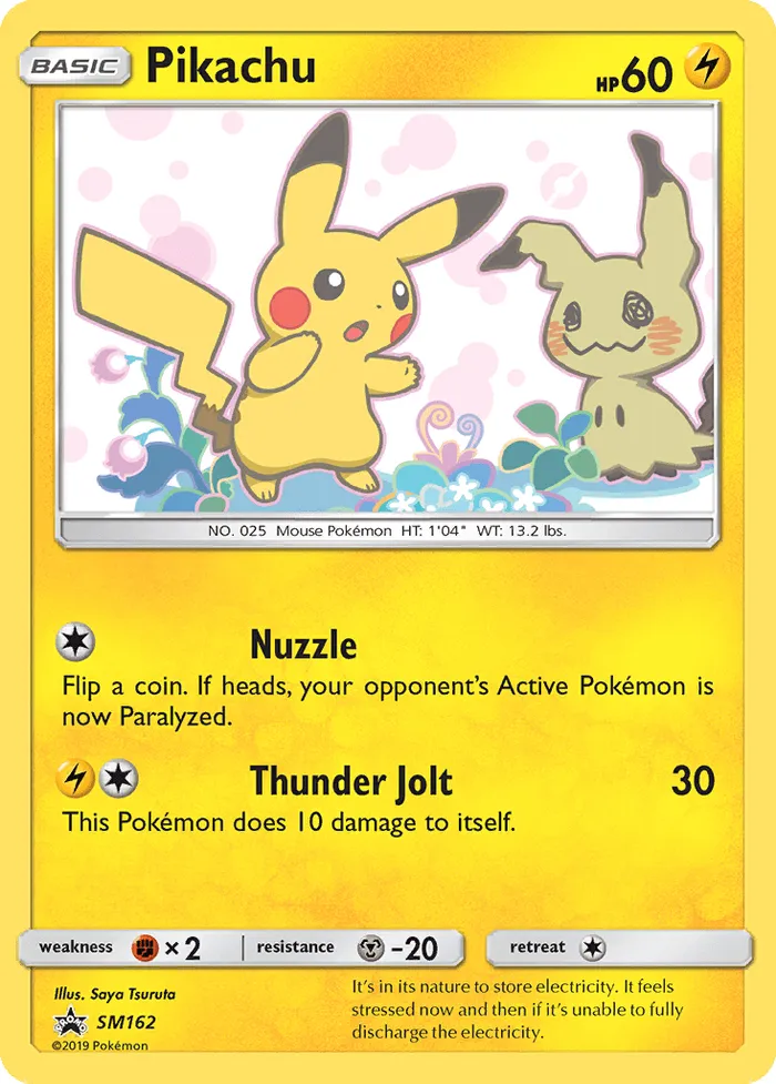 Carte Pikachu — SM Black Star Promos