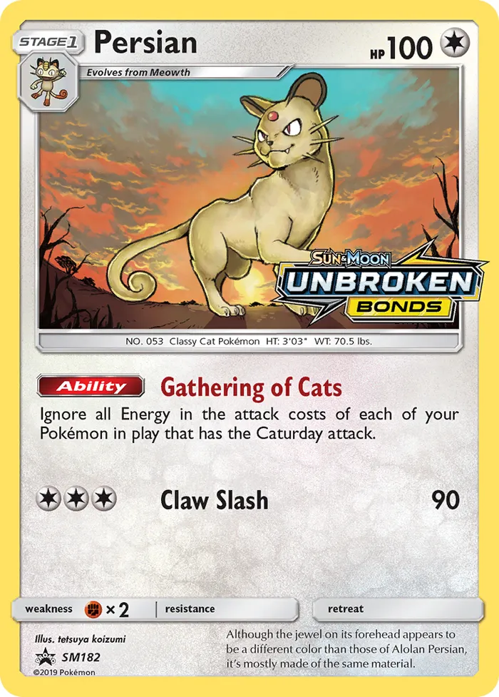 Carte Persian — SM Black Star Promos