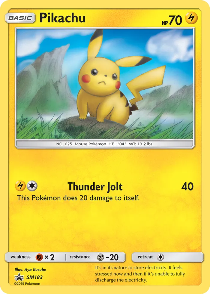 Carte Pikachu — SM Black Star Promos