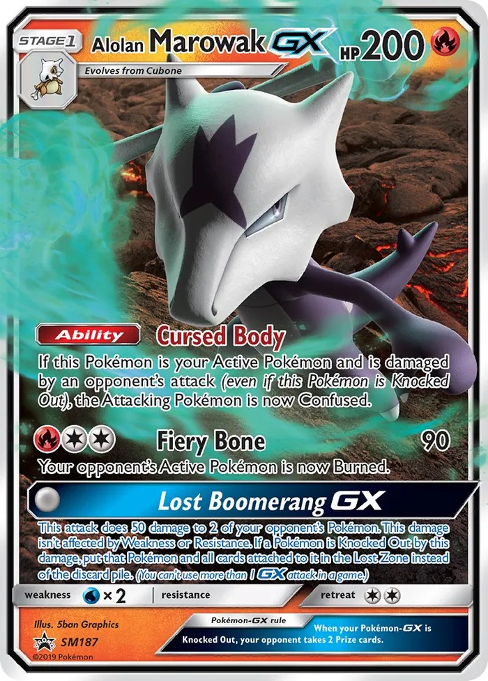 Carte Ossatueur d'Alola GX — SM Black Star Promos