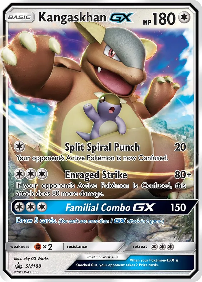 Carte Kangaskhan GX — SM Black Star Promos