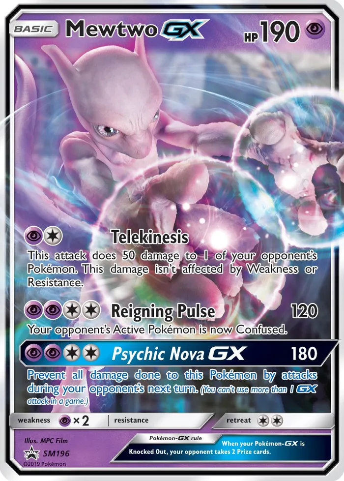 Carte Mewtwo GX — SM Black Star Promos