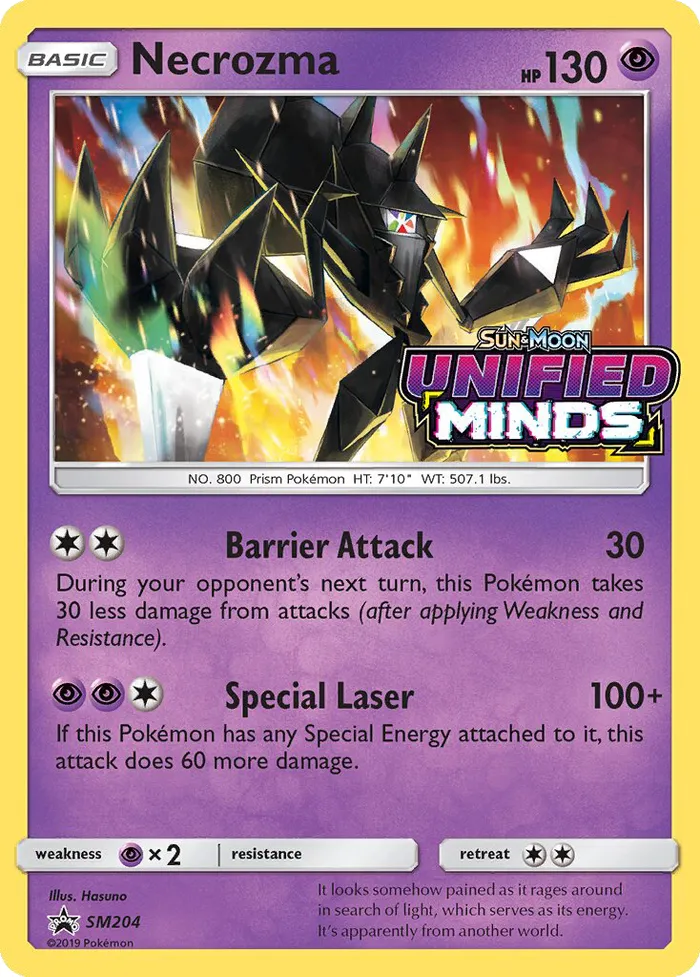 Carte Necrozma — SM Black Star Promos