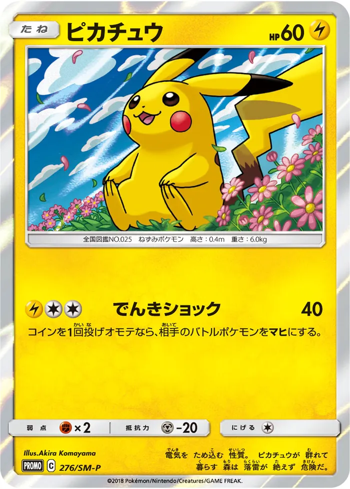 Carte Pikachu — SM Black Star Promos