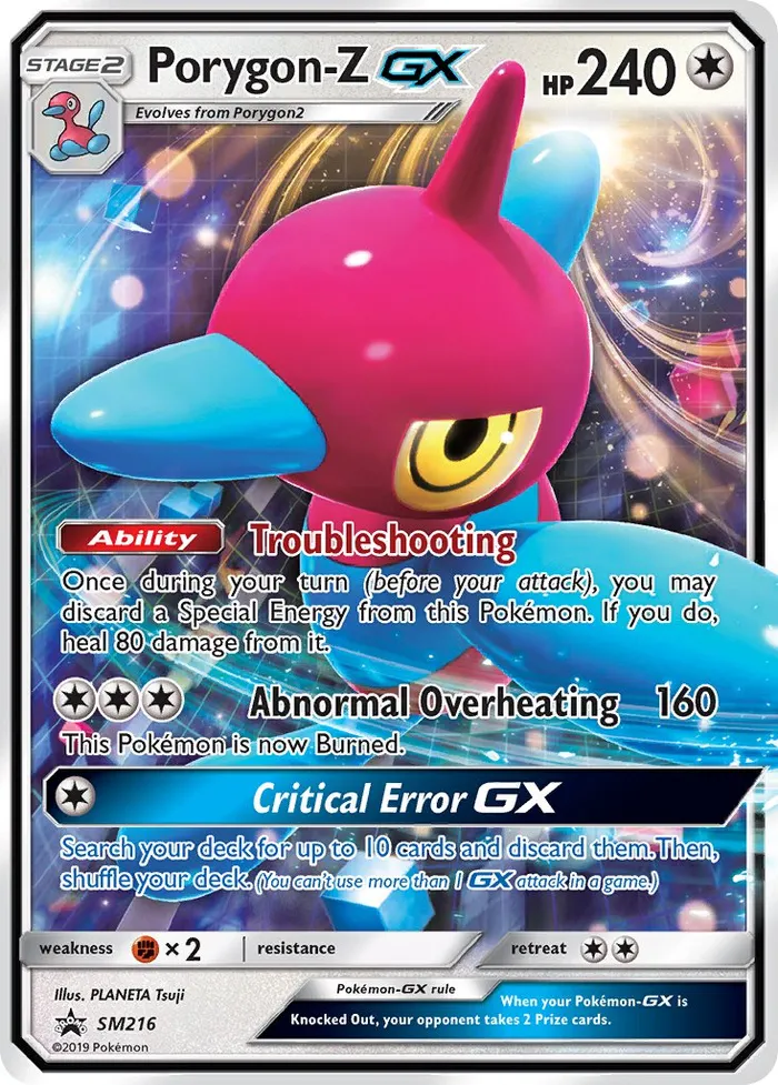 Carte Porygon-Z GX — SM Black Star Promos
